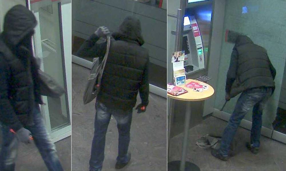 Vorraum Bank Tatverdächtiger - © Polizei Vlotho