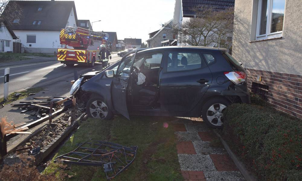 Unfallstelle - © Polizei Löhne