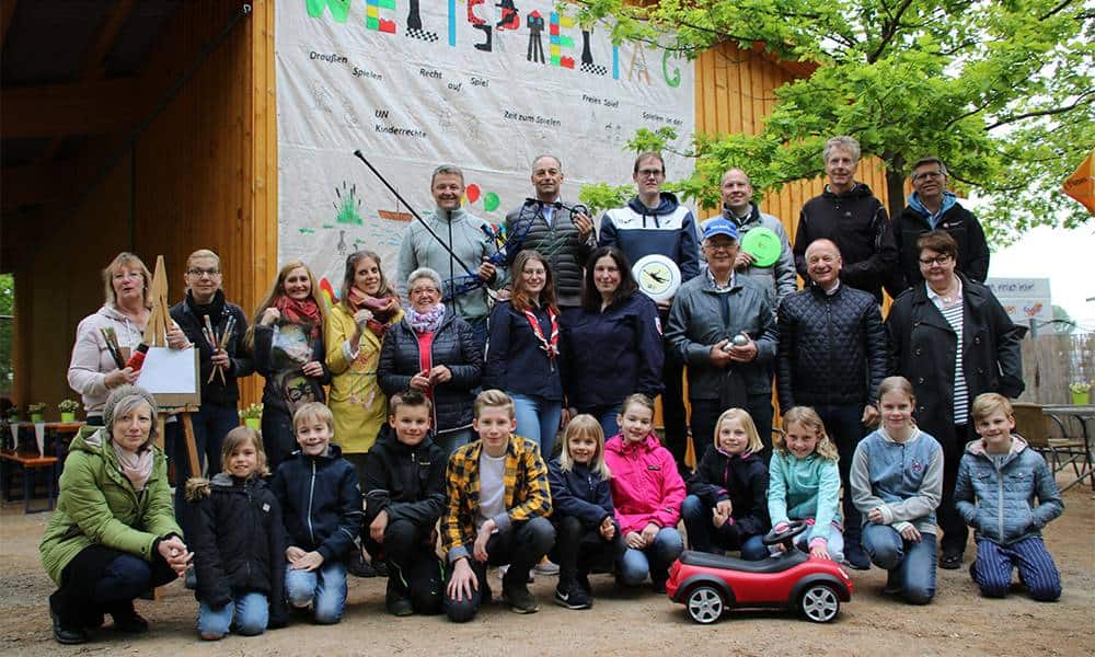 Weltspieltag auf dem Gelände des Gartenschauparks in Rietberg