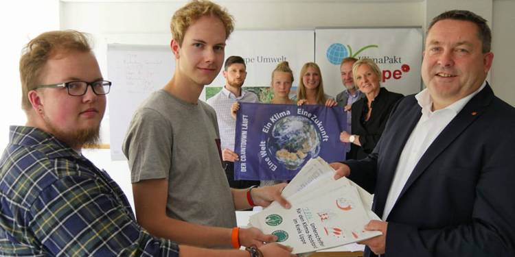 Fridays for Future beim Landrat