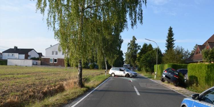 Unfallstelle an der Stedefreuder Straße in Herford