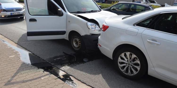 Unfallstelle an der Goebenstraße in Herford