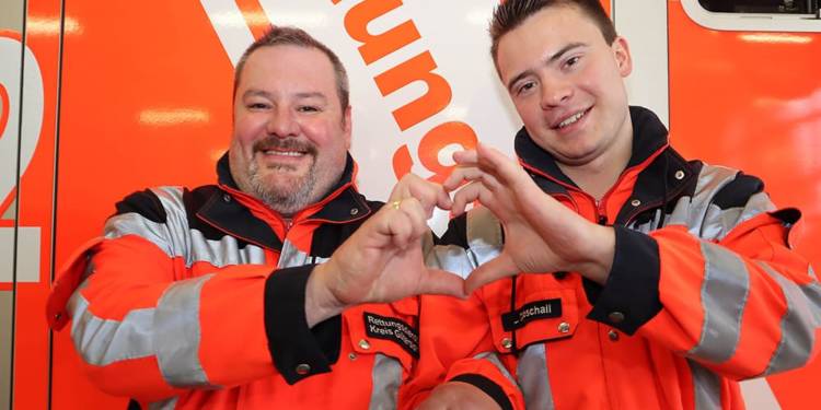 Eingespieltes Team in der Rettungswache Harsewinkel