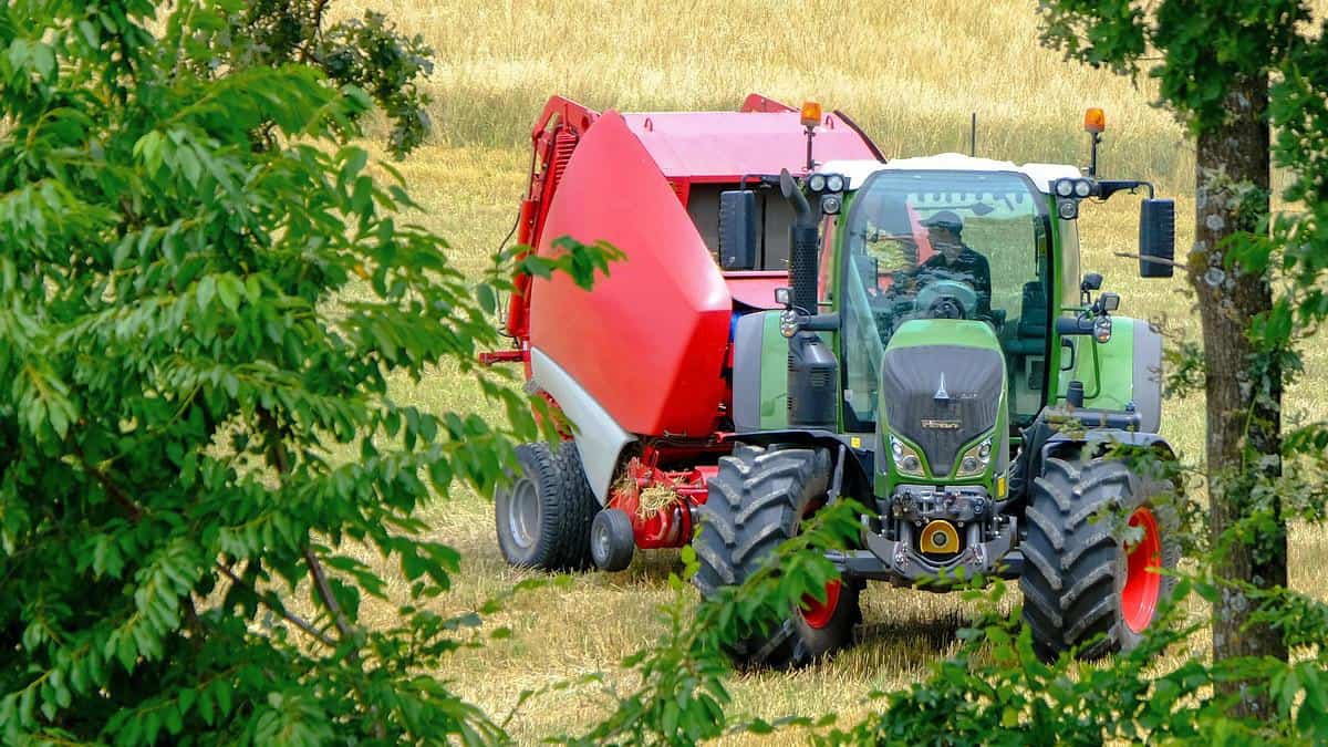 Traktor, Ballenpresse