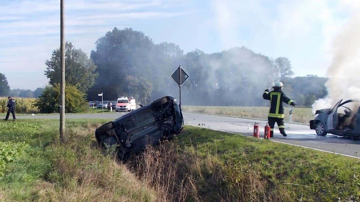 Autounfall Stemwede 11.09.2019