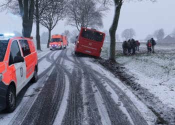 Busunfall Büren 26.02.2020