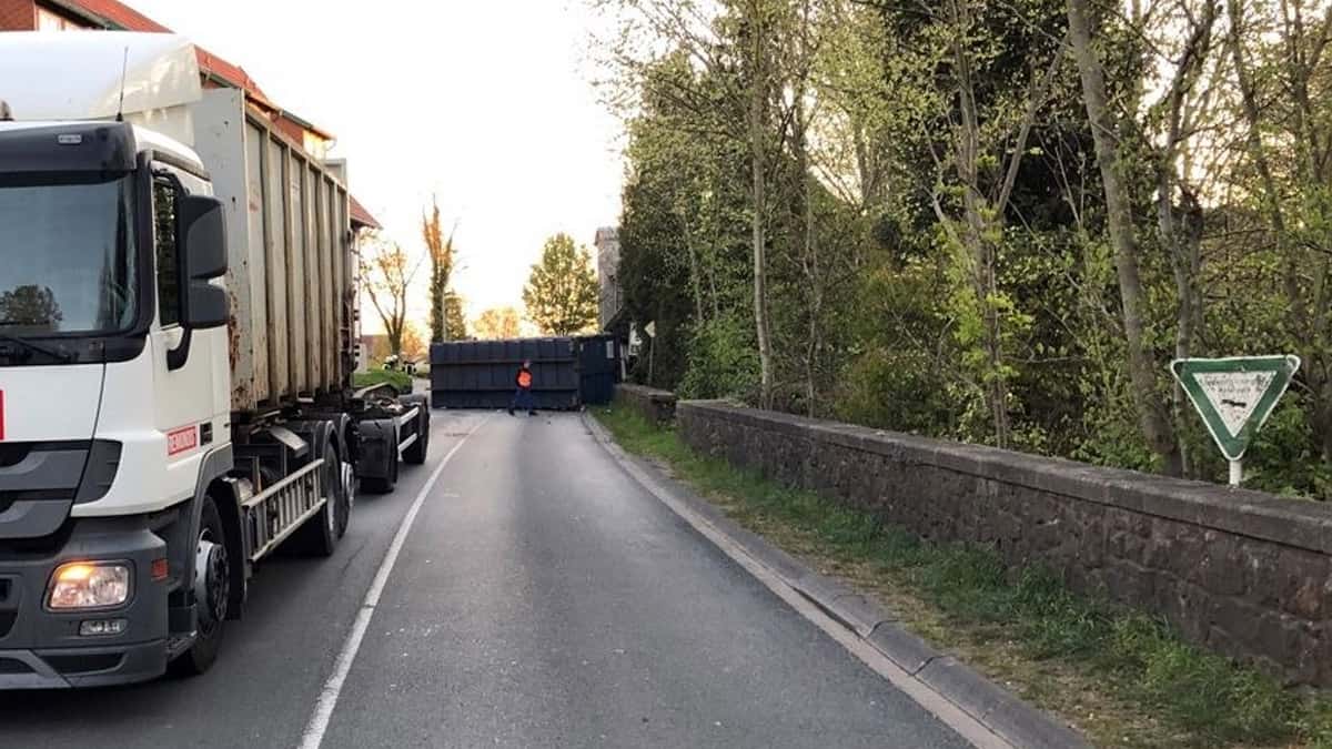 LKW-Unfall Preußisch Oldendorf 20.04.2020