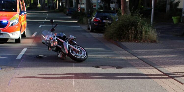 Motorrad-Unfall Bad Oeynhausen 21.06.2020