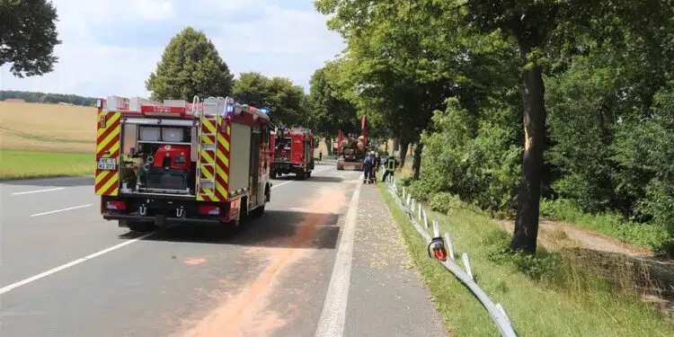 LKW-Unfall Willebadessen 18.07.2020