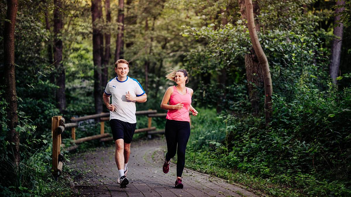 Joggen im Heilwald