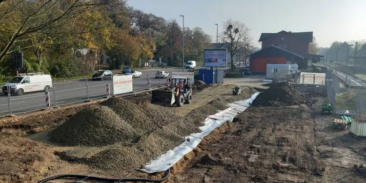 Neubau Parkplatz Bahnhof