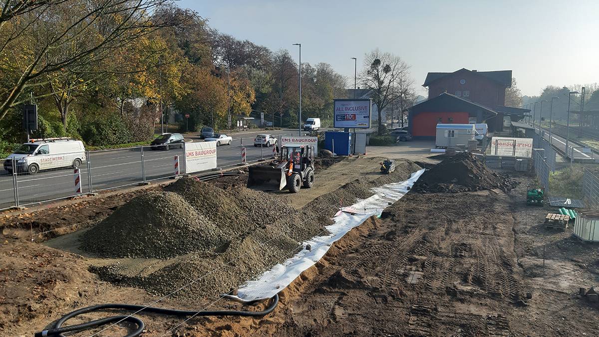 Neubau Parkplatz Bahnhof